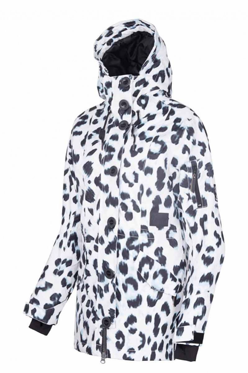 картинка Куртка сноуборд женская Rehall 50881 white leopard